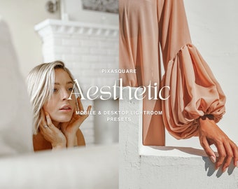 10 NEUTRAL AESTHETIC Lightroom Mobile & Desktop Presets, Influencer Presets, Minimal Instagram Filter, Aesthetic Presets, Neutral Presets