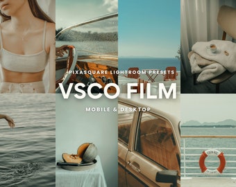 10 Lightroom Presets VSCO Film, Blogger Presets, Film Aesthetic Preset, Vintage Analog Film, Film Instagram Filter, Mobile Lightroom Preset