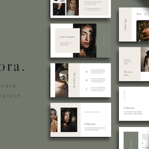 LORA - Stijlvolle & Eenvoudige Keynote Template