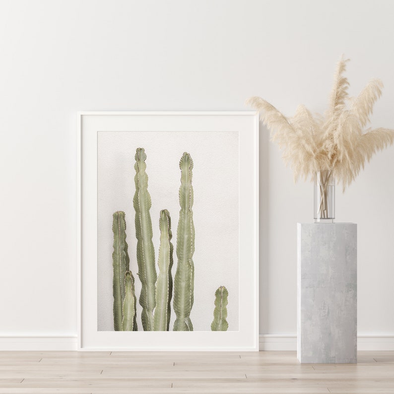 Cactus Print Wall Art Digital Prints Cactus Poster Cactus Etsy