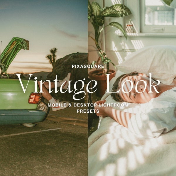 10 Vintage Look Lightroom Mobile Presets, Instagram Presets, Vintage Presets, Fashion Presets, Lifestyle Presets, 35mm Film Look