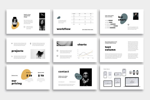 Flow Charts Diagrams Keynote Template Slidesalad