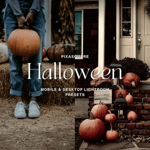 10 Halloween mobiele Lightroom-voorinstellingen, humeurige herfstfilters, Instagram-filters, donkere Halloween-voorinstellingen, warm herfstlicht, herfstvoorinstelling