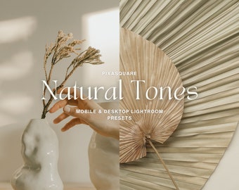 10 paramètres prédéfinis Natural Lightroom, mobiles et ordinateurs de bureau, paramètres prédéfinis de mariage, filtre photo, filtres Vsco, paramètres prédéfinis de blogueur de mode, filtres Instagram