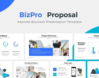 BizPro Keynote Template + Bonus 10 Stock Photos