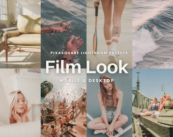 Film Lightroom Presets, Film Look Tones, Mobile Lightroom Preset, Analog Preset, Film Instagram Filter,  VSCO Filters, Vintage Grain Preset