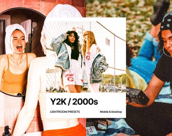 10 paramètres prédéfinis Lightroom pour l'an 2000 (mobiles et ordinateurs de bureau) - Appareil photo numérique avec flash des années 2000