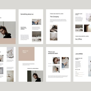 COSA Stylish Vertical A4 Powerpoint Template Presentation - Etsy