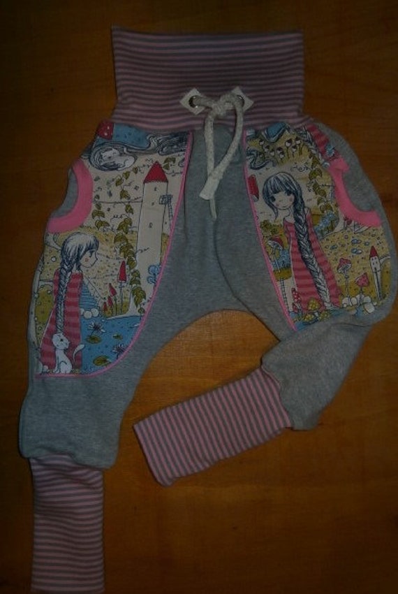 Pumphose 80//86 86 Babyhose Mädchen Junge Baggy Kinderhose Mitwachshose