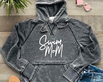 Swim Mom Hoodie: Ultra Soft Lightweight Sweatshirt