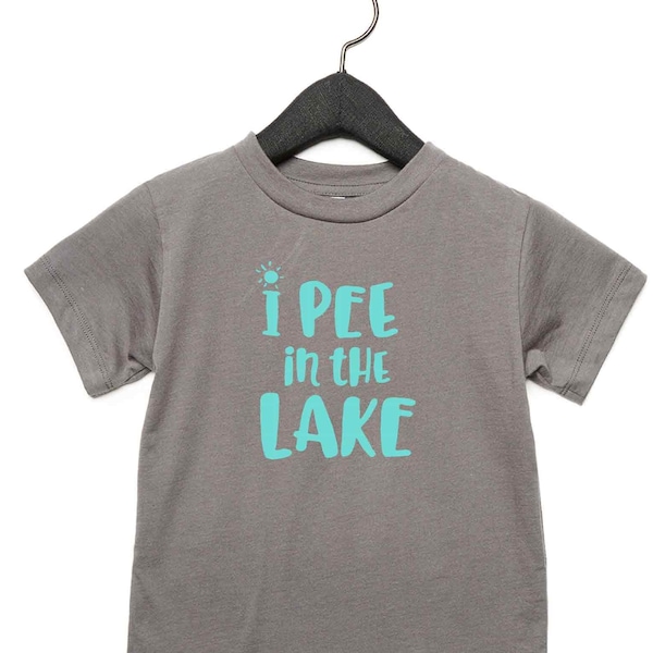 I Pee in the Lake Shirt Etsy