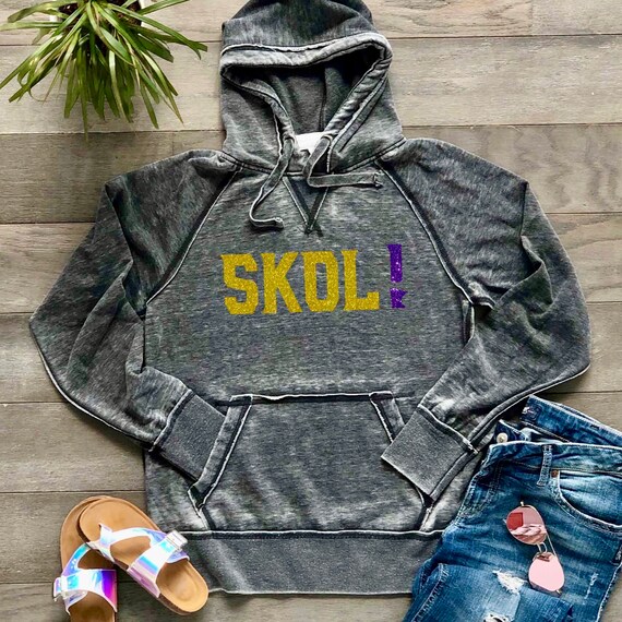 Vikings Sweatshirt Minnesota SKOL Hoodie Unisex Women's - Etsy
