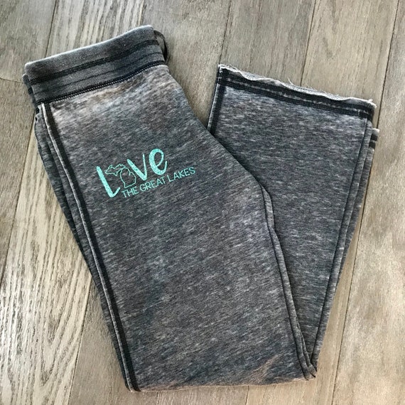 Michigan Love The Great Lakes Ultra Soft Sweats Sparkly Home Etsy