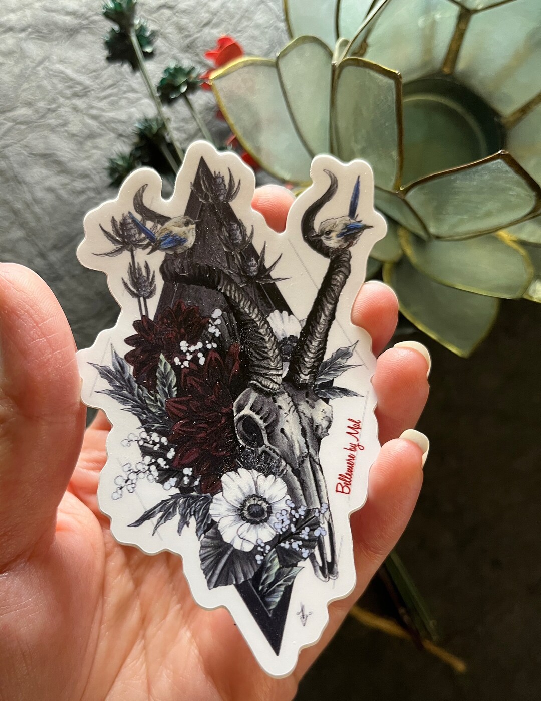 Fated Perch Vinyl Sticker - Etsy