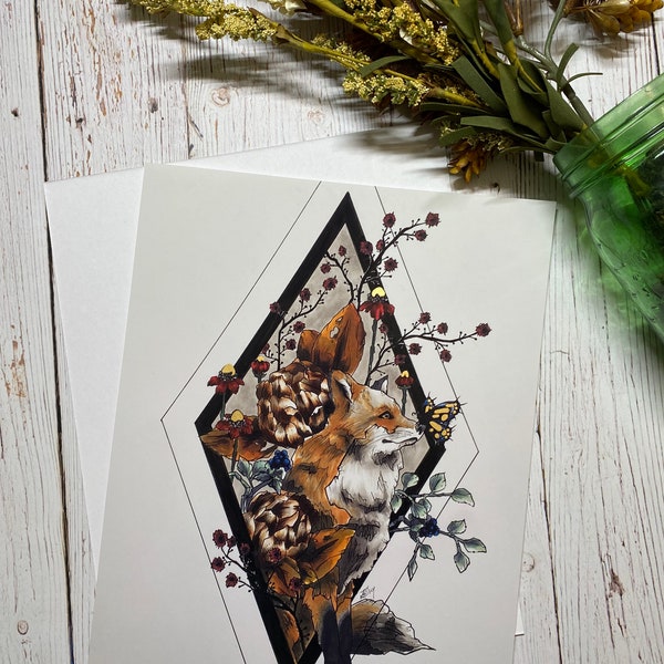 Little Fox print