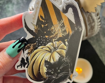 Pumpkin Pounce (seasonal) vinyl sticker