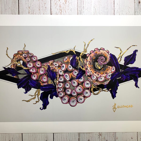 Sonnenuntergang Oktopus