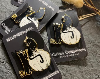 Curious Companions pin