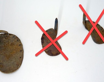 Ox shoes horseshoe fittings vintage