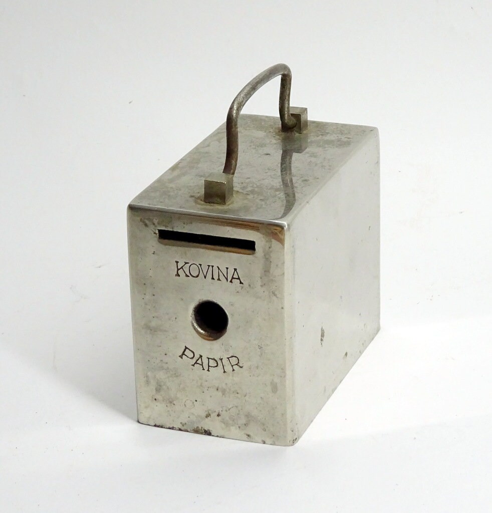 Money box 20s Prague Slovenia Vintage
