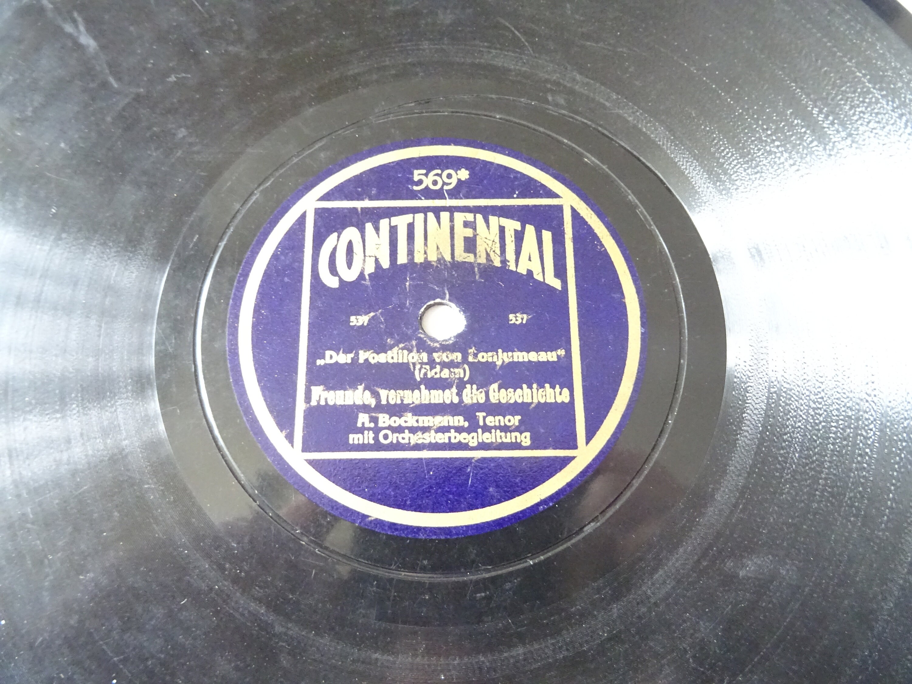 Shellac Record Continental Vintage 04 - Etsy