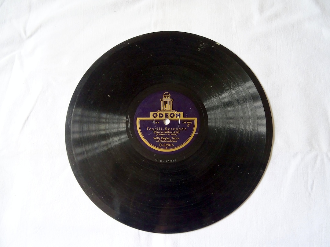 Shellac Record Odeon Vintage 15 - Etsy