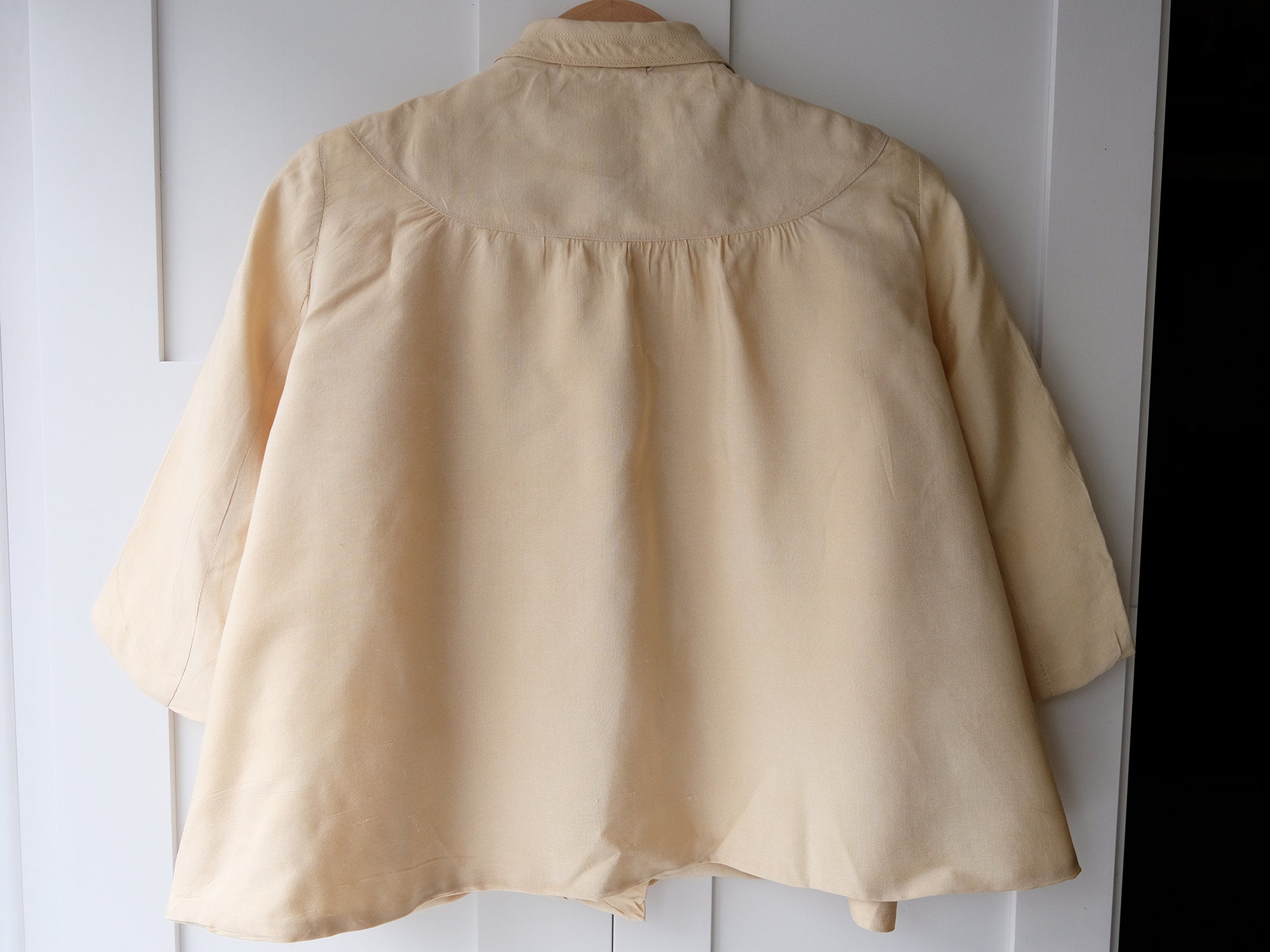 Vintage 1940s Jayco Cream Silk Mix Girl's Child's Coat | Etsy