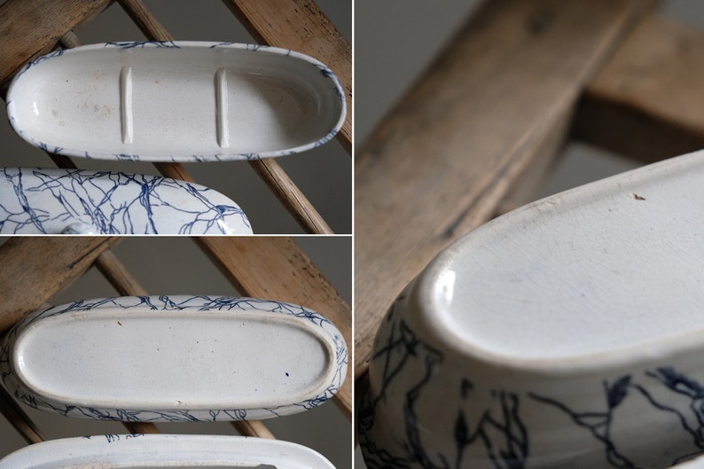 Antique French 1880s Toothbrush Razor Storage Box, Victorian ...