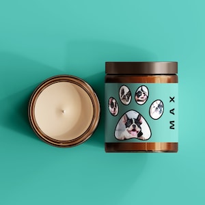 Custom Pet Photo Candle | Personalized Custom Gift For Any Occasion
