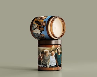 Aangepaste fotokaars: gepersonaliseerd sojakokoswascadeau