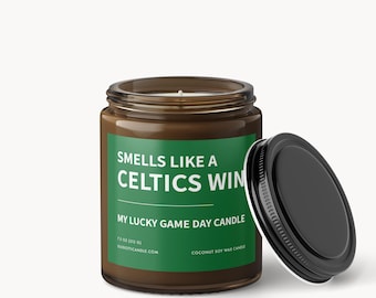Celtics winnen geurkaars: Boston Game Day soja-kokoswas