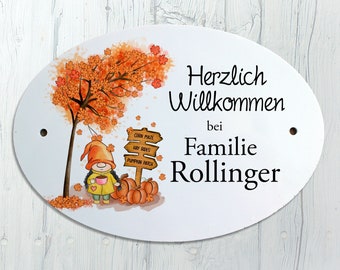 Türschild Familie