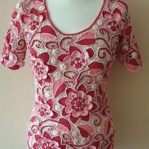 Top CROCHET *Size 36-46*COTTON* genuine handcraft