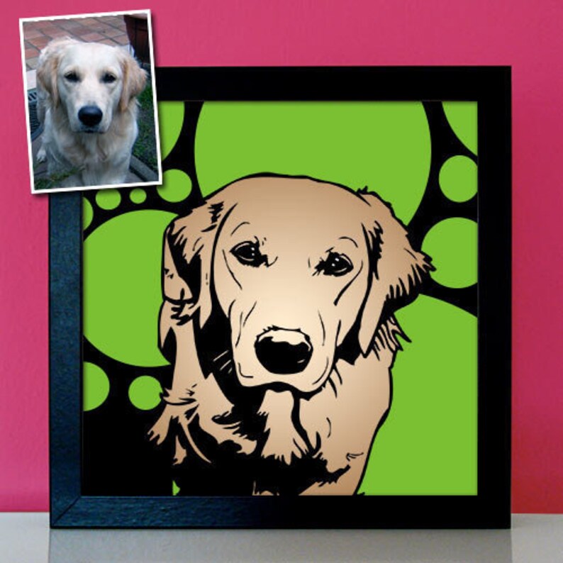 Personalisierte Hundebilder Dein Hund als Pop Art Gemälde Etsy