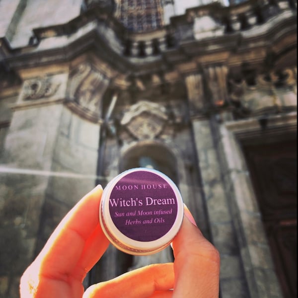 Witch's Dream anoint balm, Magical ointment for lucid dreaming and peaceful nights