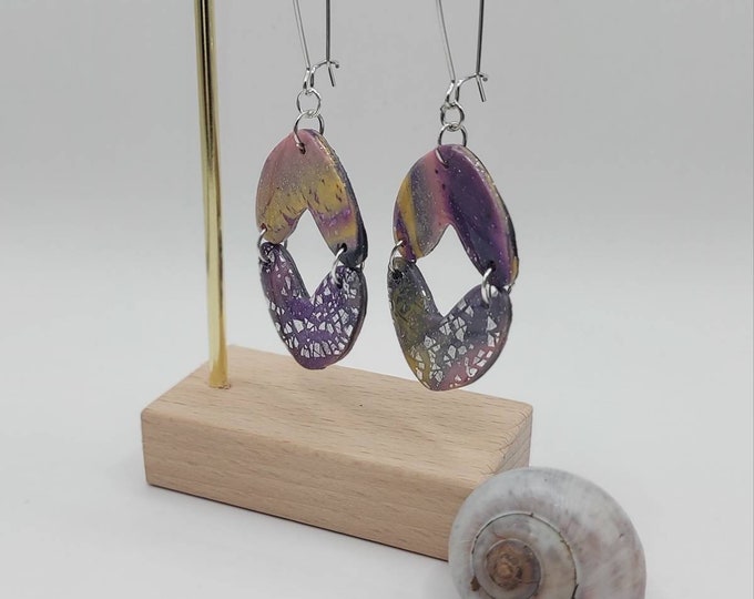 Modern earrings