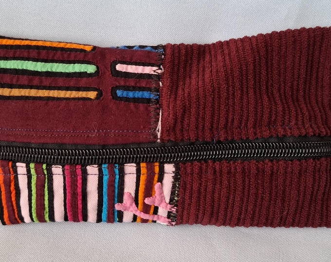 Wallet motief Kuna indigenous people in Panama