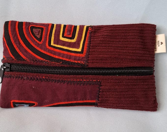 Wallet motief Kuna indigenous people in Panama