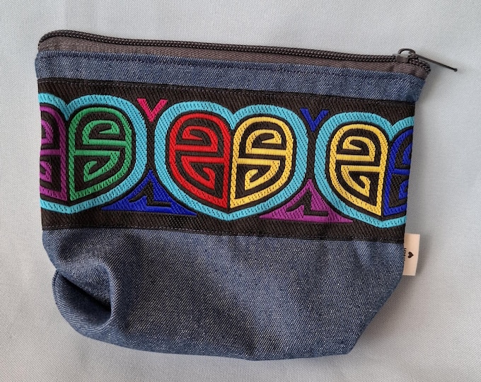 Wallet motief Kuna indigenous people in Panama