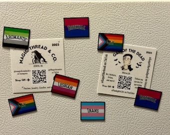 Pride Magnet, Small LGBTQ+ Fridge Magnet