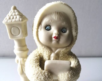 VTG Christmas Caroler Snowbaby Dept 56 Christmas Ornaments