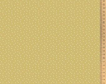 Polka dots ochre-white, acufactum