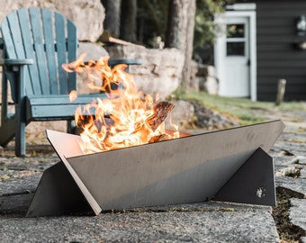 Large Hot Rolled Steel Fire Pit