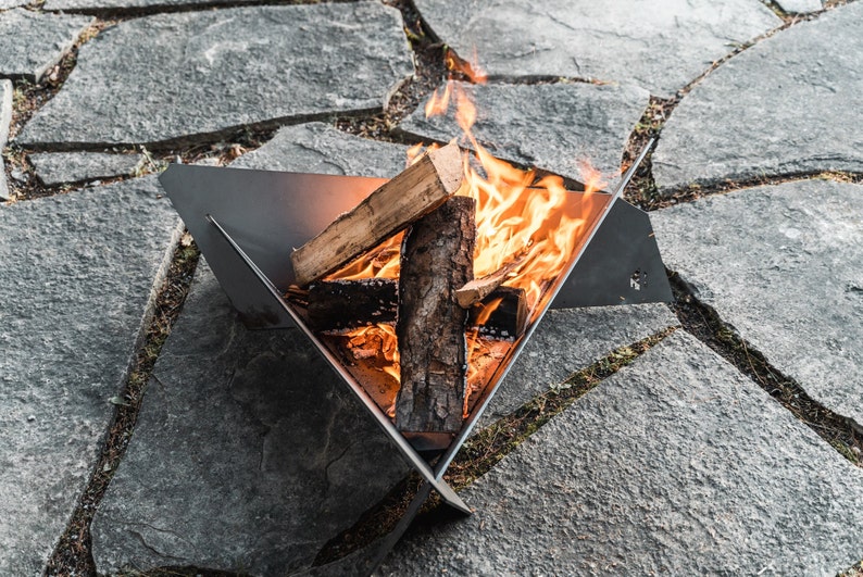 Large Hot Rolled Steel Fire Pit image 2