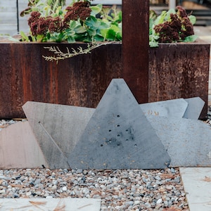 Large Corten Weathering Steel Fire Pit image 6