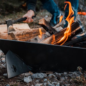 Medium Corten Weathering Steel Fire Pit image 5