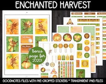Digital Pagan Planner Stickers - Enchanted Harvest BIJGEWERKT! | GoodNotes, iPad en Android