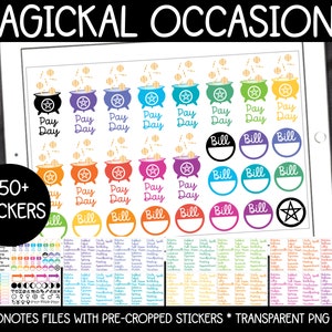 Digital Pagan Planner Stickers - Magickal Occasions