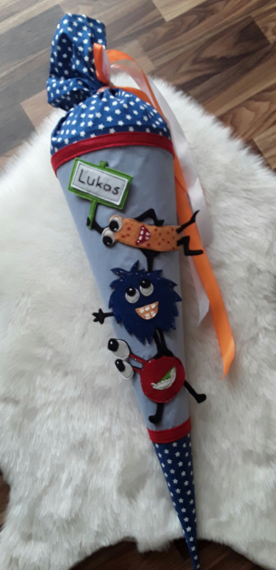 Schultüte Lustige Monster, Zuckertüte, Schultüte Junge, coole Schultüte