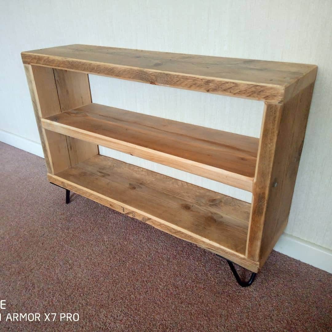 Bookshelf in Rustic Reclaimed Timber. Made to Order in Bespoke Sizes - Etsy